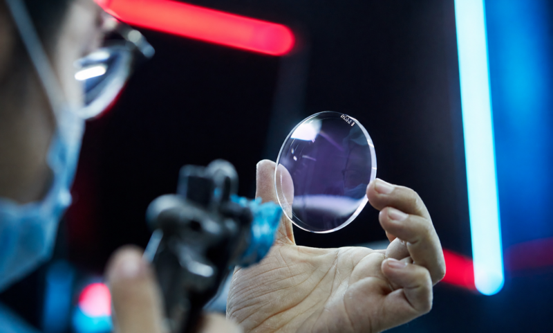 Optical lens manufacturing quality control with visual inspection and remake failure tracking