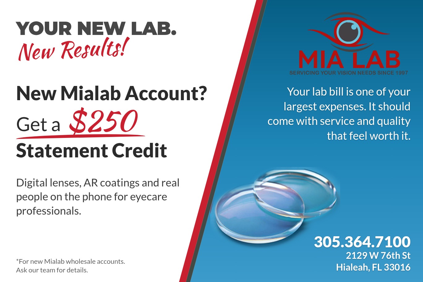 New Mialab account offer: get a $250 statement credit when you open an account